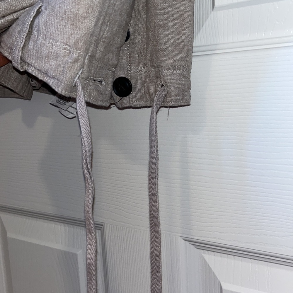 Perry Ellis Men’s Pants 32x30 Linen Crème Tan Tapered Slim Fit Old Money - Picture 3 of 6